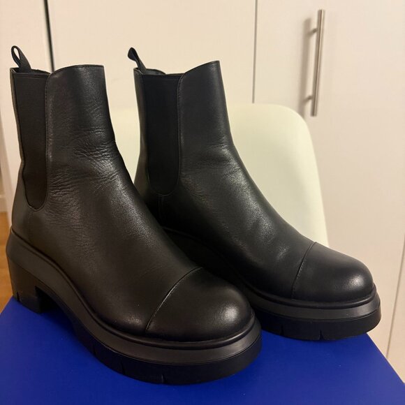 Stuart Weitzman | Shoes | Stuart Weitzman Norah White  Stuart Weitzman Norah Chelsea Boots
